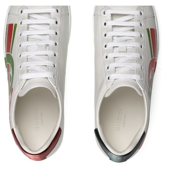 Gucci | Interlocking G’s Ace Sneakers Green Red - Picture 11 of 12